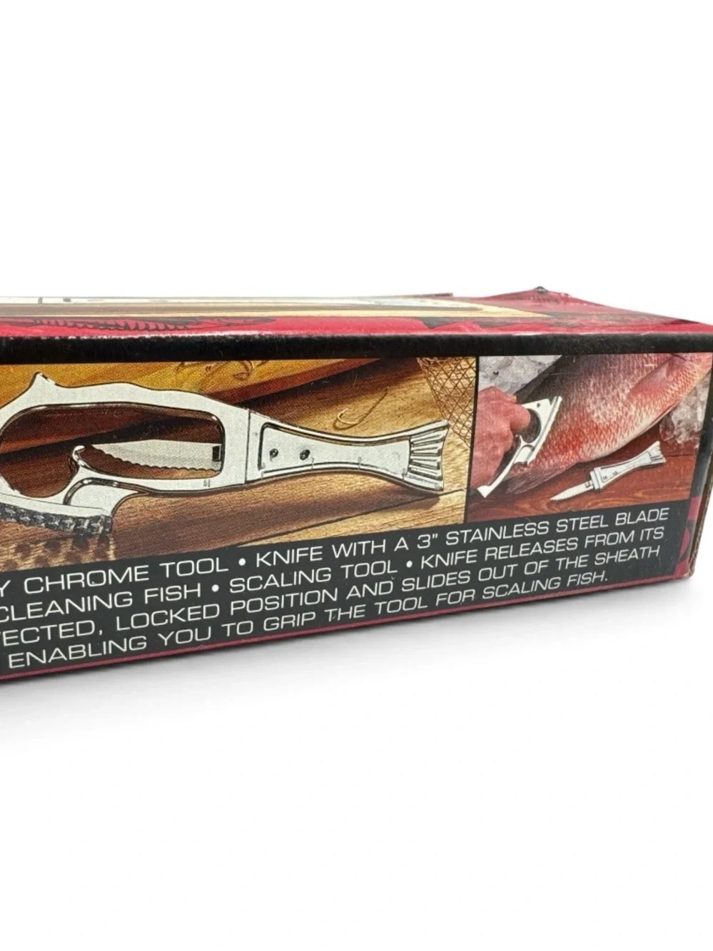 Vintage 1980s NOS Totes Workshop FishMaster Fish Cleaning Knife Scaling Tool